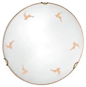 Kolarz 731.11.4.150 - Kinkiet NONNA 1xE27/60W/230V śr. 30 cm jeleni różowe złoto