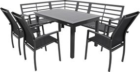 Doppler EXPERT LOUNGE, sztaplowane fotele a narożna sofa, 3+1+1