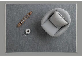 Szary dywan odpowiedni na zewnątrz 60x85 cm Mono Granit – Pappelina