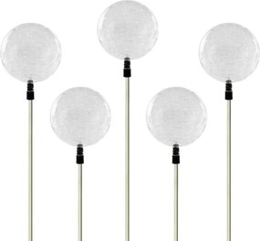 Lampa ogrodowa solarna LED w kształcie kuli (zmienia kolory) komplet 3 szt.