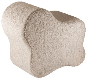 Jasnobrązowy puf dziecięcy z materiału bouclé Cloud – Wigiwama