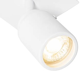 Nowoczesny reflektor łazienkowy biały kwadratowy IP44 - Ducha Nowoczesny Oswietlenie wewnetrzne