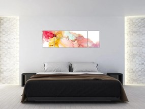 Obraz - Atramentowa abstrakcja (170x50 cm)