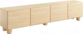 Szafka RTV Arlo 200 cm czterodrzwiowa - dąb vicenza