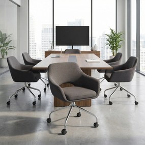 Krzesła konferencyjne VISTA, ciemnoszary