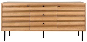 Niska komoda w dekorze dębu w naturalnym kolorze 150x74 cm Kyoto – House Nordic