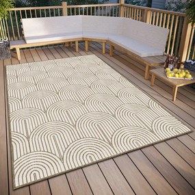 Brązowy dywan odpowiedni na zewnątrz 240x330 cm Pangli Linen – Hanse Home