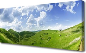 Obraz canvas Szczyty Gór nad Polami