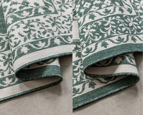Dywan dwustronny zewnętrzny Gemini Alladyn zielono-kremowy 160 cm x 230 cm