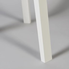 Lampa podłogowa trójnóg biała z kloszem 50 cm czarny - Puros