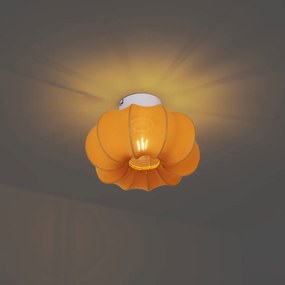 Lampa sufitowa Japandi złota 27 cm - Plu Asyesha
