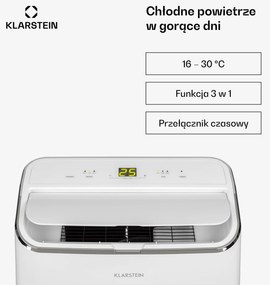 Klarstein Iceblock 12000 BTU Klimatyzacja Przenośna Biały