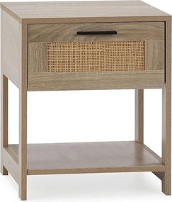 Stolik nocny Dalia 1 szuflada kolor dąb, 40 x 40 x 48 cm.