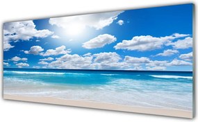 Panel nad blat kuchenny Nadmorskie Niebo O Zmierzchu