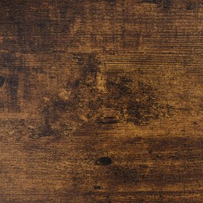 Okrągły stojak na kwiaty TAYLOR ⌀ 32 cm, rustykalny brąz/czarny