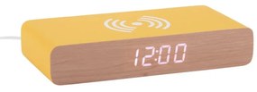 Budzik cyfrowy z ładowarką bezprzewodową Retro Flat LED – Karlsson