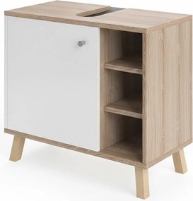 Szafka pod umywalkę biały 60x32x54 senyo