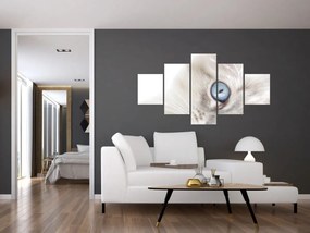 Obraz - Kot z niebieskimi oczami (125x70 cm)