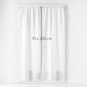 Zestaw dwóch firan z efektem lnu, CARLIN, 70 x 200 cm