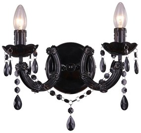 Zuma Line RLB94016-2B - Lampa ścienna MAGNOLIA 2xE14/40W/230V czarna