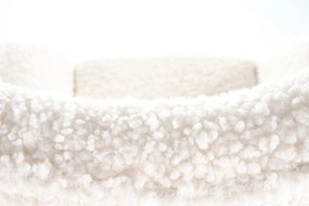 Nowoczesny fotel bujany na złotych płozach Liberto