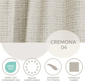 Szarobeżowy narożnik z tkaniny szenilowej (lewostronny/w kształcie litery L) Kirou – Maison de Rêve