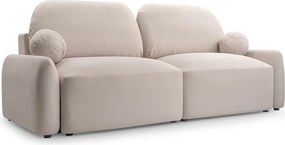 Sofa z Funkcją Spania SORENO Beżowa Nowoczesna