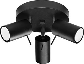 Plafon RING 3P czarny
