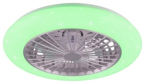 Biała lampa sufitowa LED Stralsund – Trio