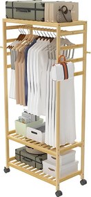 Wieszak na kółkach szafa otwarta 78x37x120cm