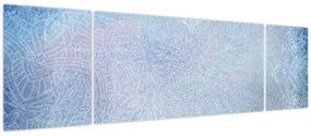 Obraz - Mandale w niebieskim (170x50 cm)