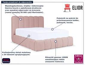 Różowe łóżko chmurka z pojemnikiem 5 rozmiarów C3-K51