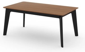 Rozkładany stół z blatem w dekorze orzecha 100x180 cm Shadow – TemaHome