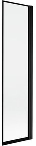 Mexen Mist parawan nawannowy 1-skrzydłowy prawy 50 x 150 cm, czarna ramka, czarny - 8A9-050-001-70-70-P
