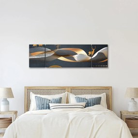 Obraz - Grafika z jeleniem (170x50 cm)