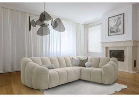 Beżowy narożnik (prawostronny/w kształcie litery L) Shell – Miuform