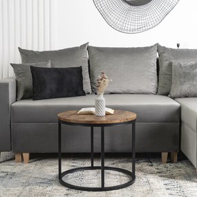 Stolik Kawowy TIM 53 cm Dąb Rustykalny Nowoczesny Loft