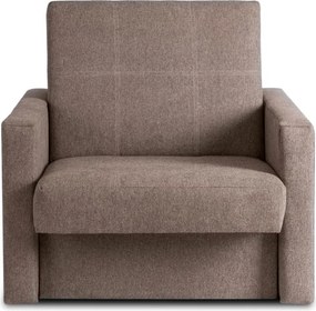 Fotel do Spania MILAN 1 Amerykanka Rozkładany Jednoosobowy Beżowy Nowoczesny