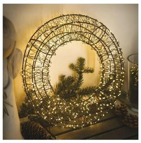 Świąteczna dekoracja LED 480 diod, 230 V, śr. 38 cm