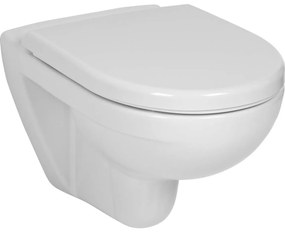 JIKA H8663810000001- Wisząca miska WC + deska sedesowa LYRA duroplast/biała