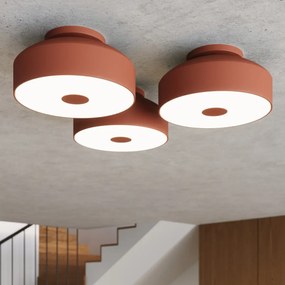 Plafon OMIQ ochra czerwona mat SOLLUX  LIGHTING