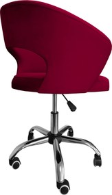Fotel obrotowy AURA tkanina Welur krzesło biurowe : Kolor Stelaża - Chrom, Kolor tkaniny - VELVET - MG31, Typ siedziska - Siedzisko obrotowe 360°, Typ tkaniny - Velvet