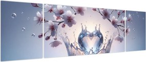Obraz - Diamentowe serce (170x50 cm)