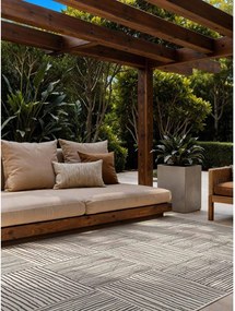 Czarny/kremowy dywan odpowiedni na zewnątrz 120x170 cm Haringey Nightingale – Ted Baker