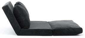 Czarna rozkładana sofa 120 cm Taida – Balcab Home