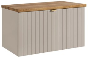 Szafka pod umywalkę HARMO 80 cm kaszmir półmat KROFAM