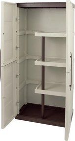 Plastikowa szafa gospodarcza S Line, 700 x 390 x 1650 mm