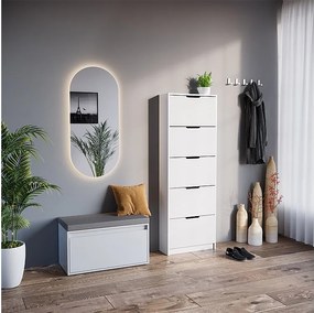 Wywrotka do butów biały 59x22x169 luca