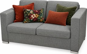 Szara dwuosobowa sofa loftowa T2-L62