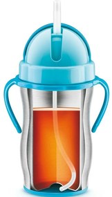 Tescoma BAMBINI termos dziecięcy ze słomką, niebieski